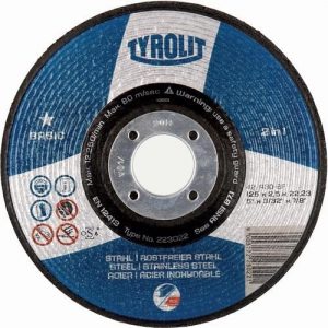 Tyrolit 115 X 2.5mm Cutting disc